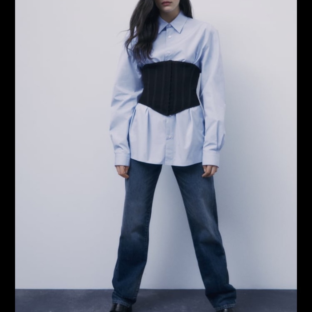 Zara knit corset